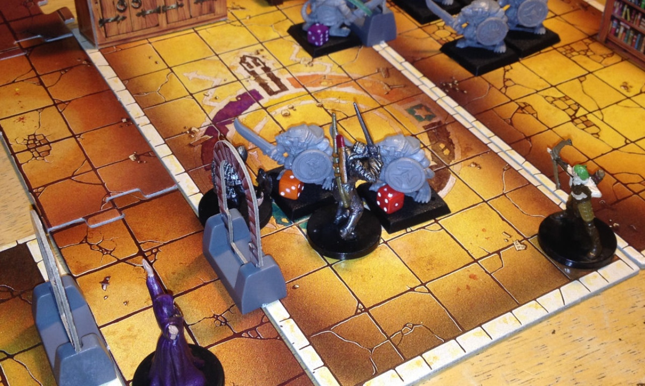Large Dungeon Gaming Board Compatible With Heroquest 3D Printed